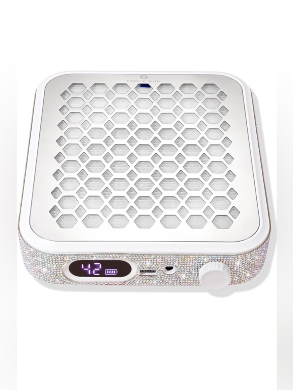 Christine Shelley Gemstone Accent Professional Fan Vent Nail Dust Collector